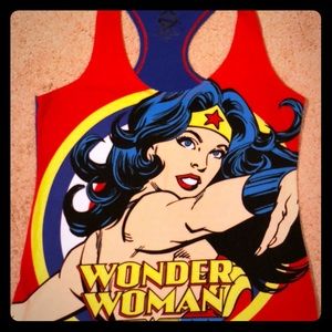 Wonder Woman racerback tee